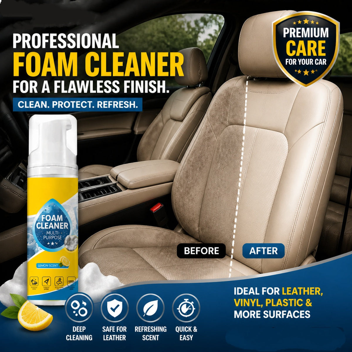 💞Grease & Stain Remover – Foam action, no harsh chemicals. Works on coffee, ink & oil. A true all‑rounder. 🏠✅