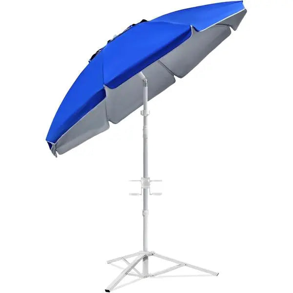 Portable Umbrella with Base Stand, Royal Blue