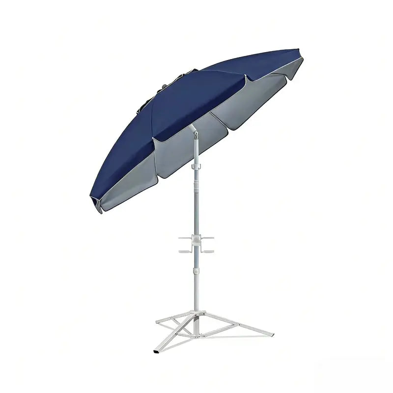 Portable Umbrella with Base Stand, Royal Blue