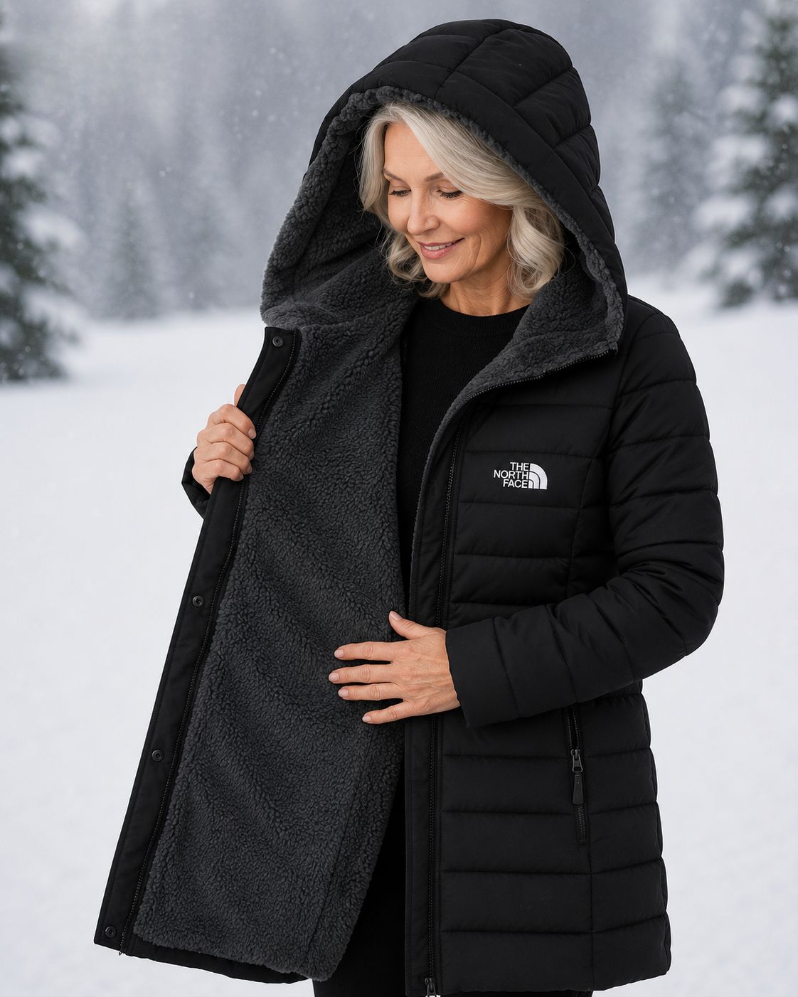 Fleece Lined Quilted Coat - CLEARANCE SALE