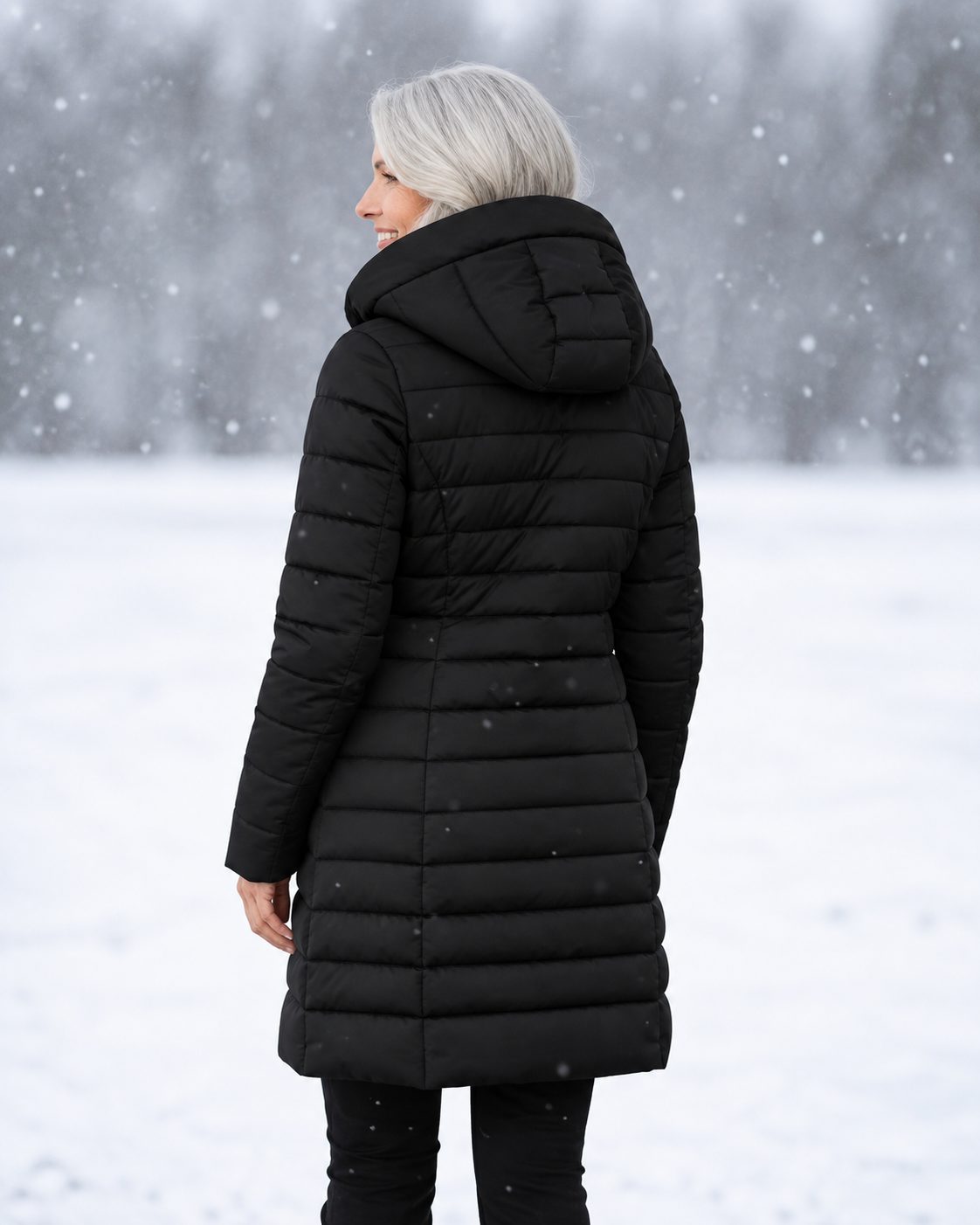 Fleece Lined Quilted Coat - CLEARANCE SALE