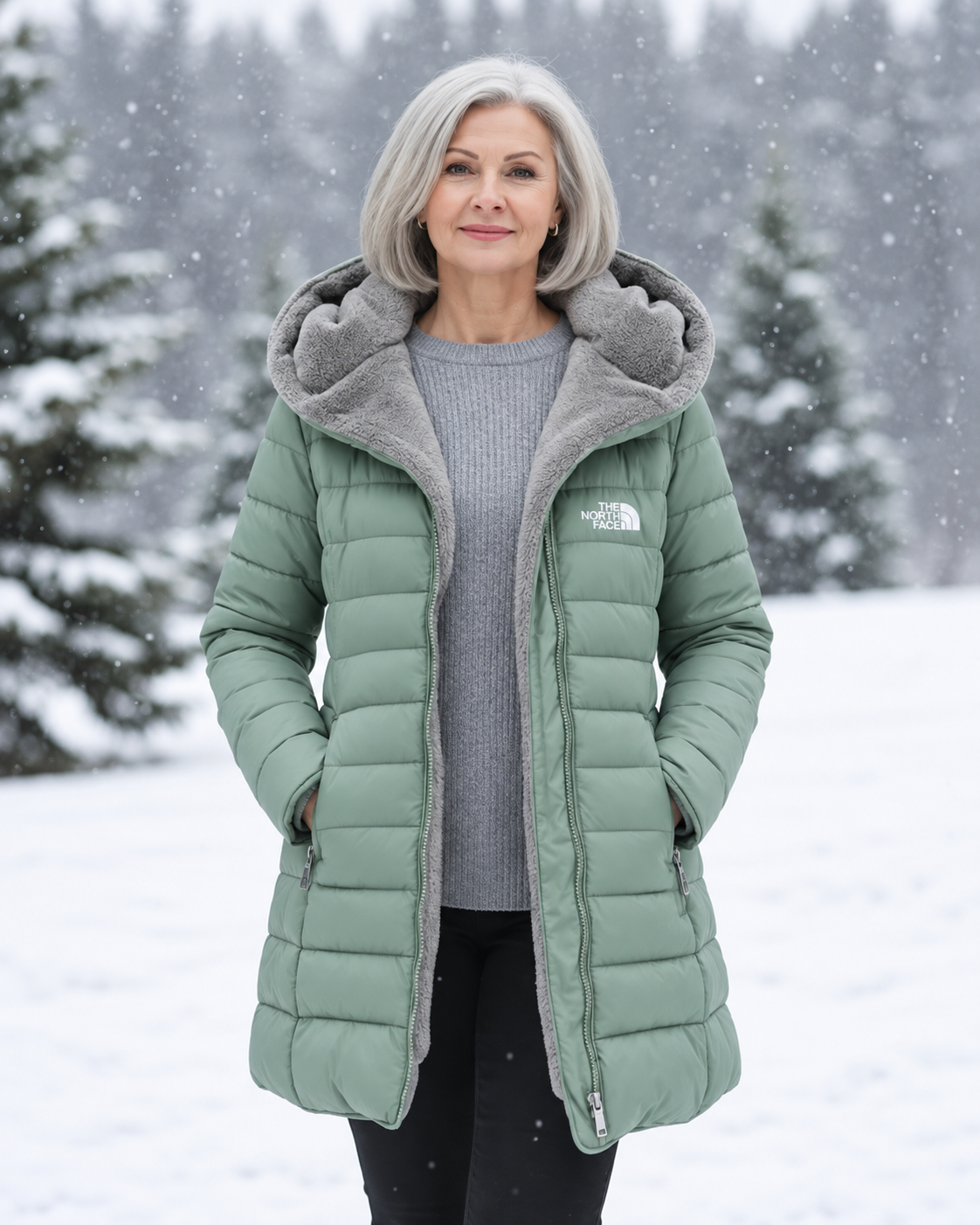 Fleece Lined Quilted Coat - CLEARANCE SALE