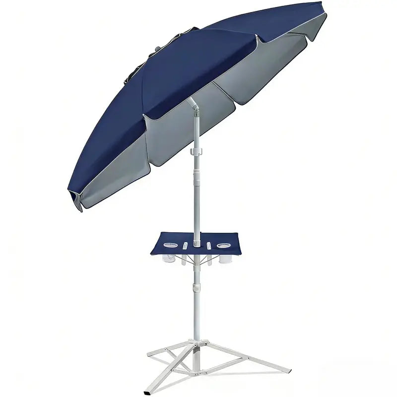 Portable Umbrella with Base Stand, Royal Blue