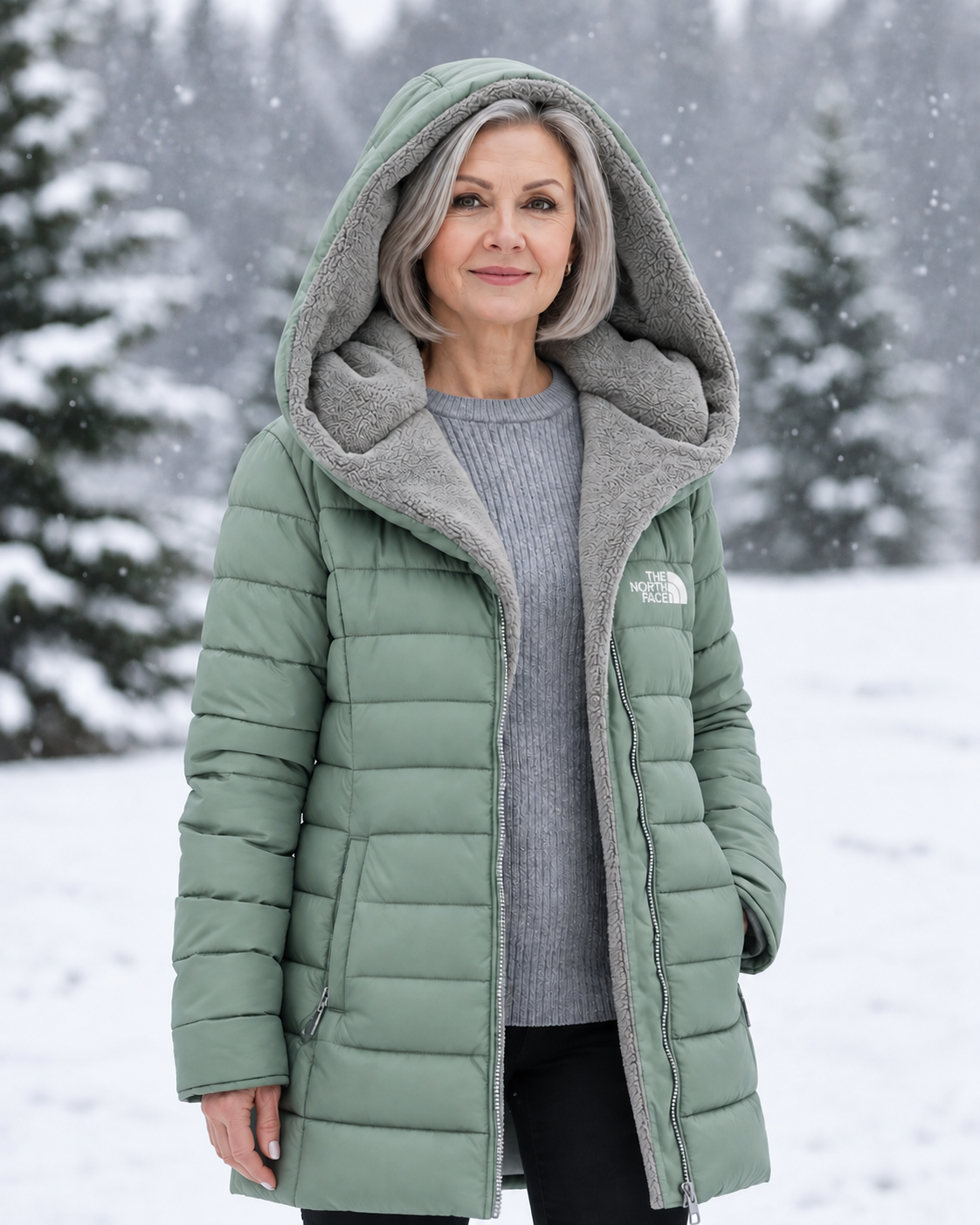 Fleece Lined Quilted Coat - CLEARANCE SALE