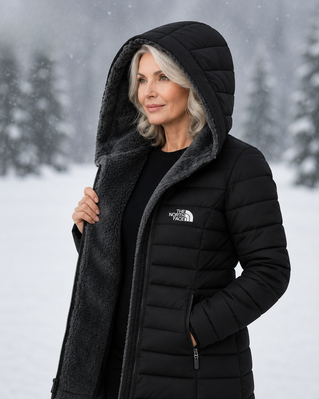 Fleece Lined Quilted Coat - CLEARANCE SALE