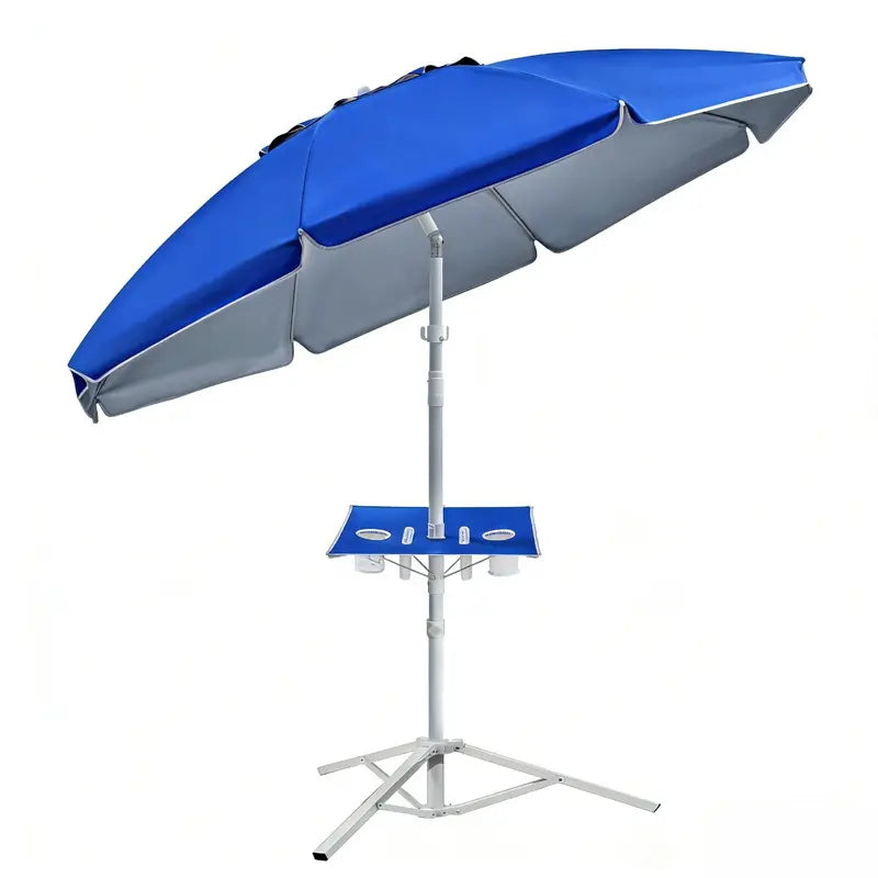 Portable Umbrella with Base Stand, Royal Blue